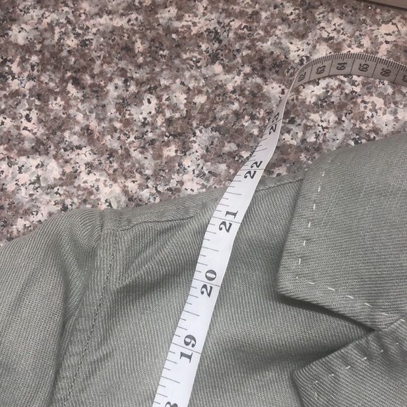 Hey hei linen blend sage green utility jacket - Picture 11 of 12